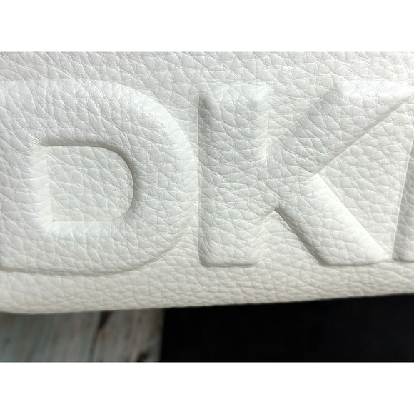 DKNY Donna Karen Zia‎ Small Hobo White Ivory Handbag Shoulder Bag - Picture 4 of 16